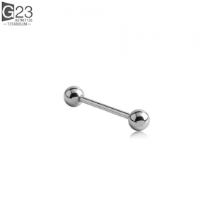 Piercing Microbell Reto Básico Titânio